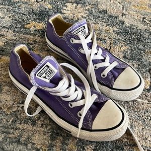 COPY - Purple converse all star sneakers chucks